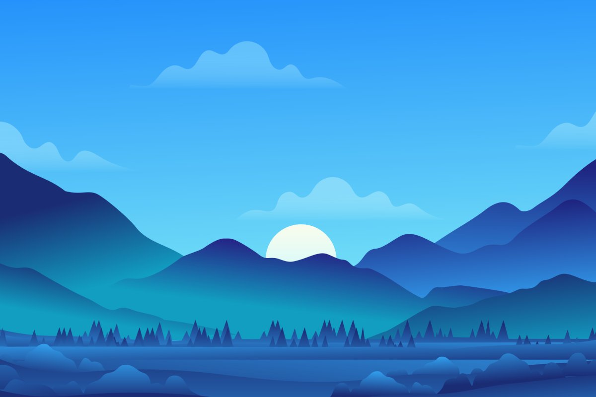 Пейзаж Минимализм