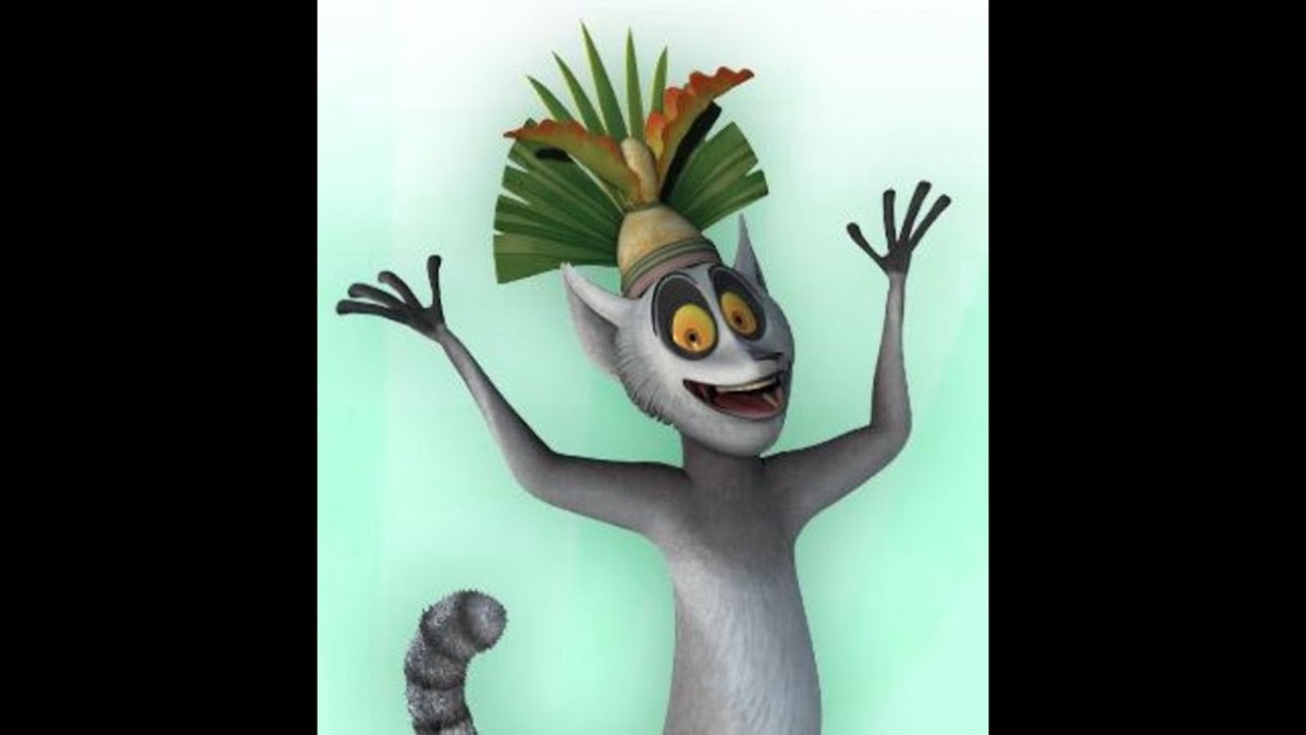 Вязаный Король Джулиан