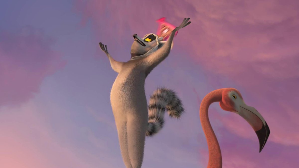 Кловер из мультика да здравствует Король Джулиан