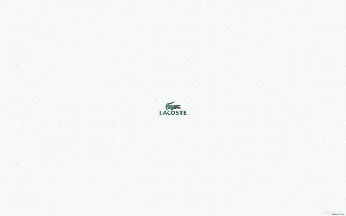 Lacoste на черном фоне