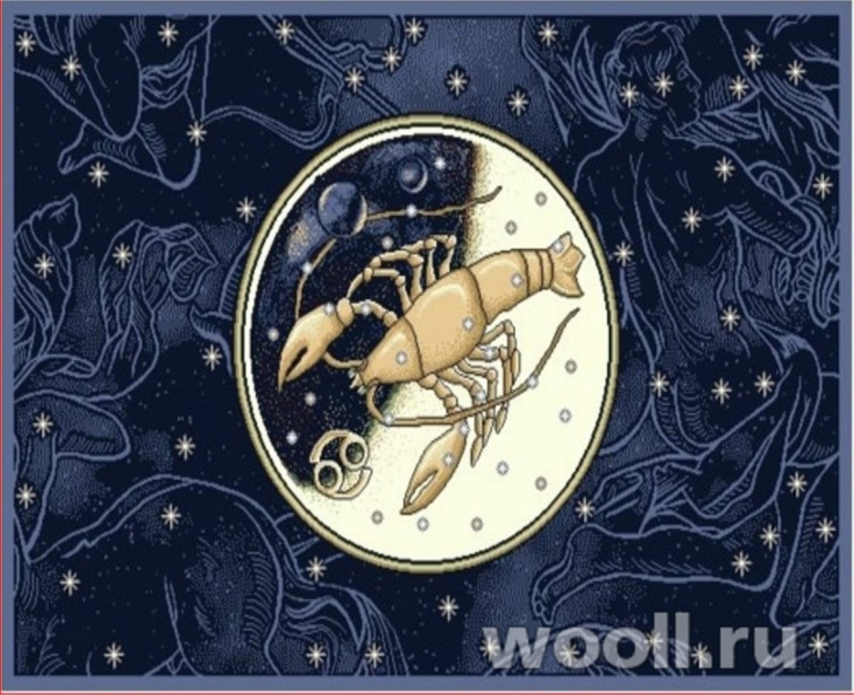 Открытка знак зодиака рак