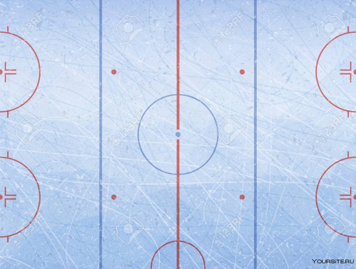 Фон хоккейное поле иллюстрация