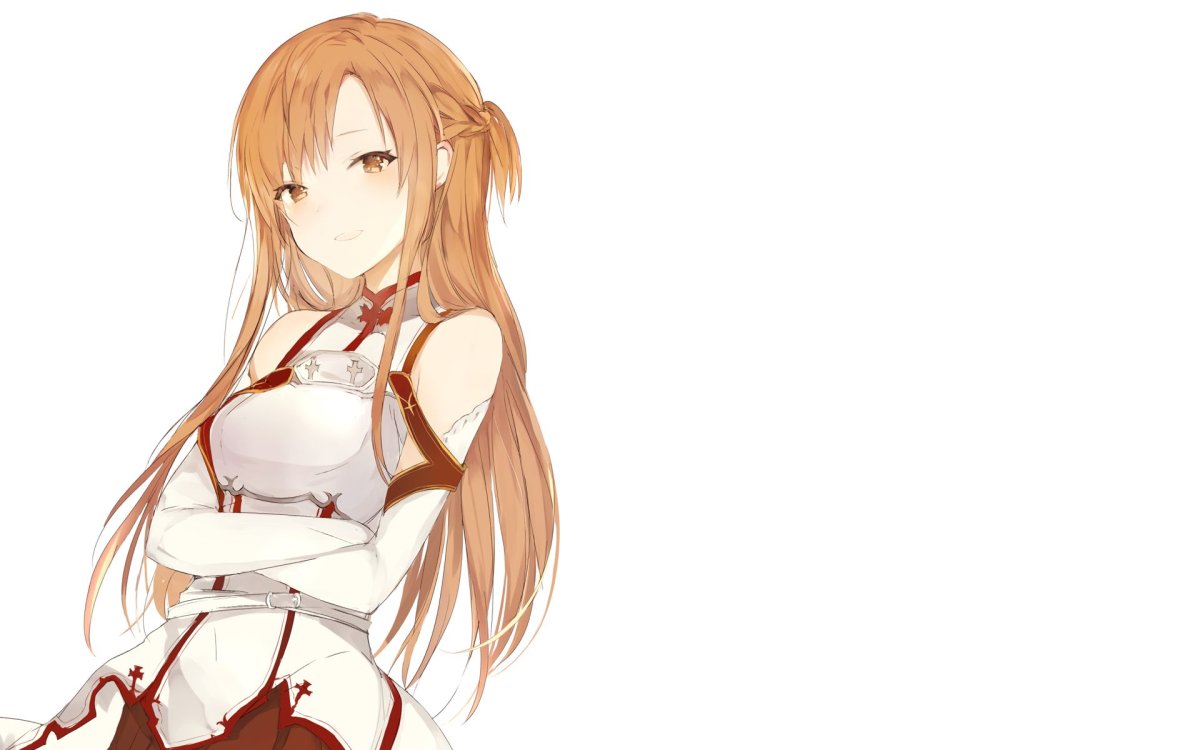 Асуна Юки в белом