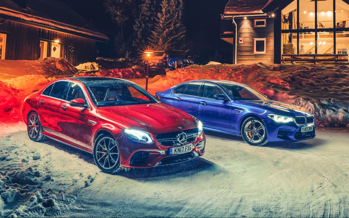 БМВ м5 и Мерседес е63 АМГ