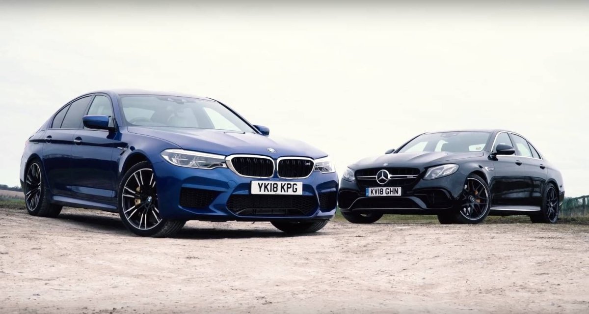 BMW m5 vs Mercedes e63