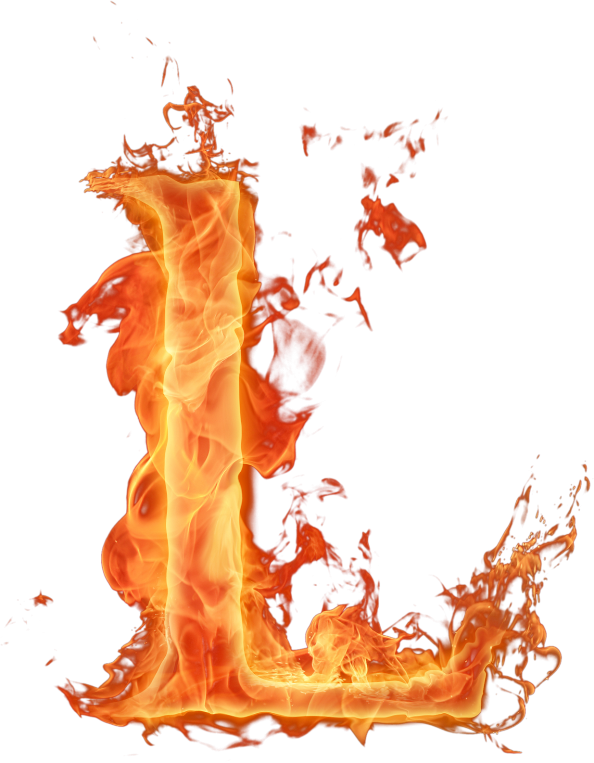 Горящие буквы