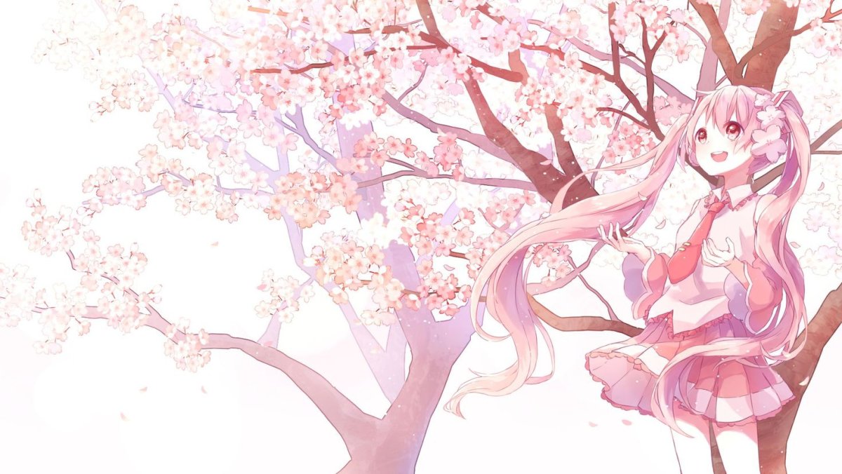 Черри блоссом аниме Эстетика