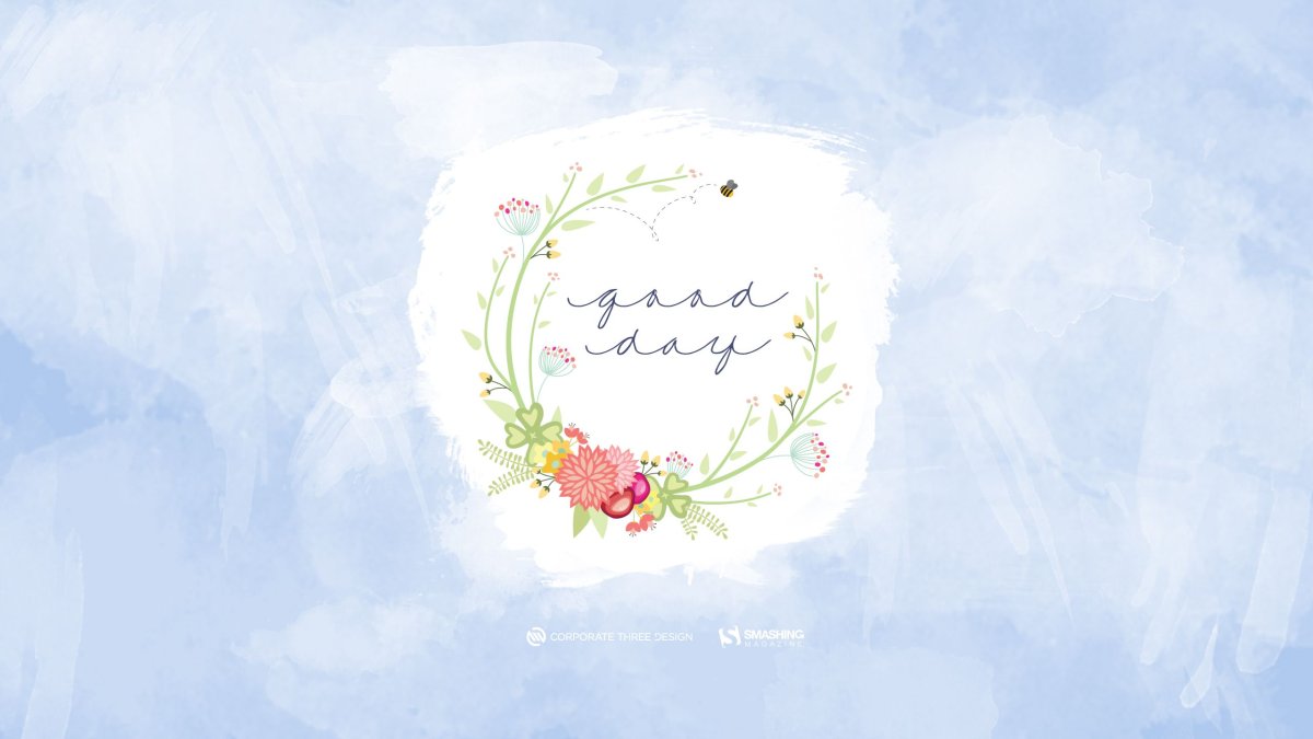 Весенние обои с календарем