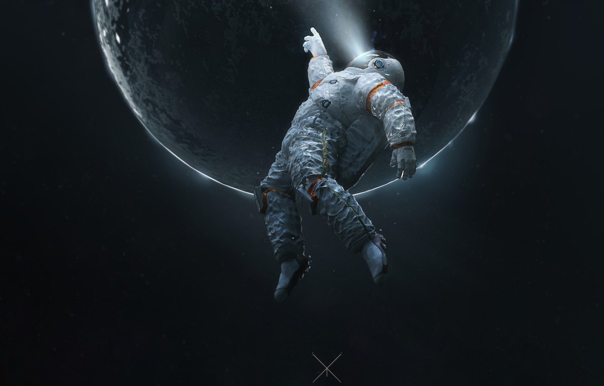 Обои на рабочий стол космонавт