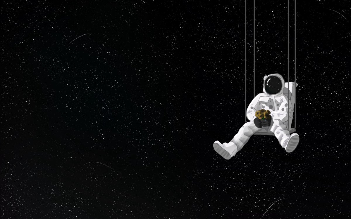 Космонавт с гитарой