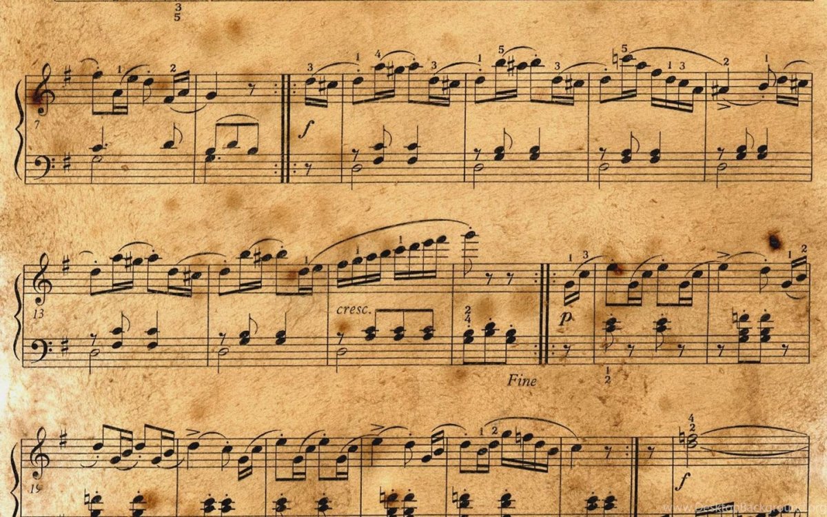 Сирень Ноты