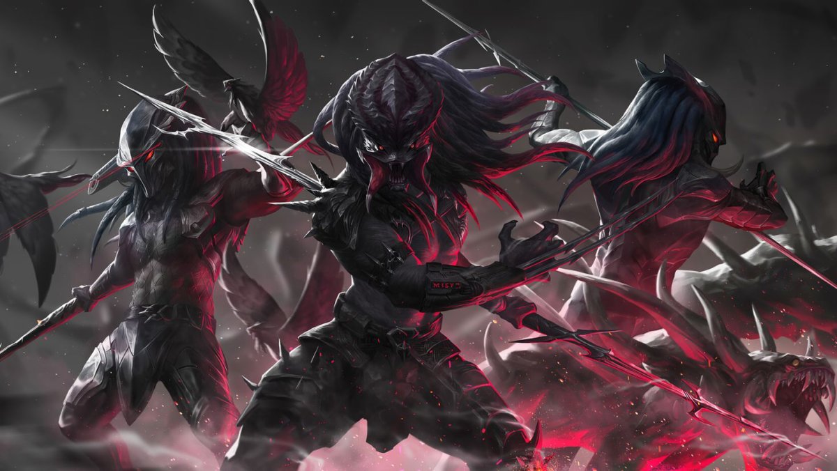 Хищник обои темные