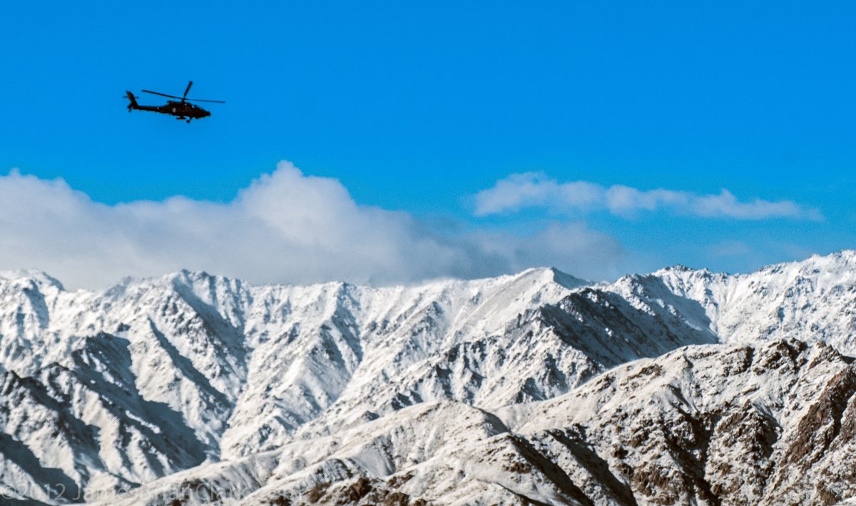 Горы в дымке