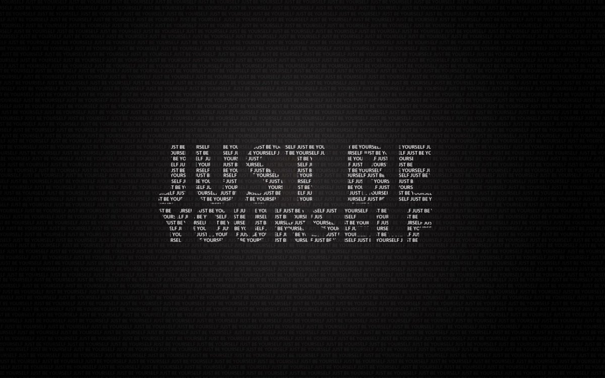 Текст на черном фоне