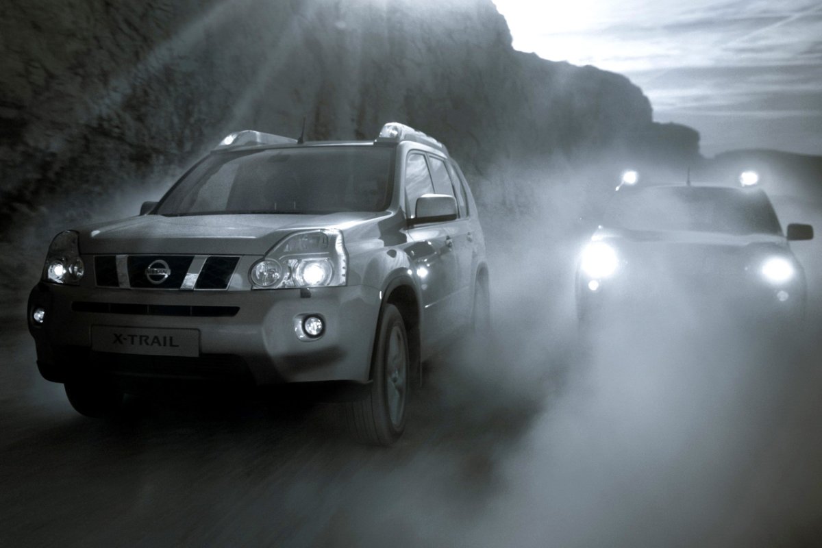 Nissan x-Trail t31 в метель