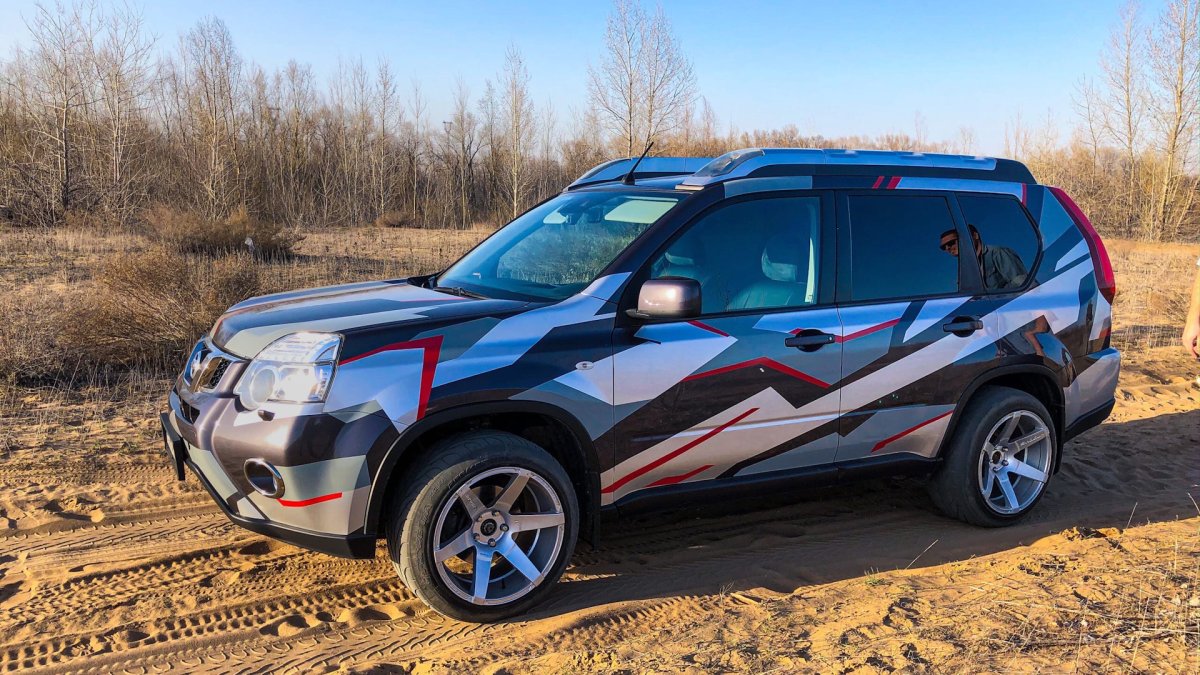 Камуфляж на Ниссан х-Трейл т31