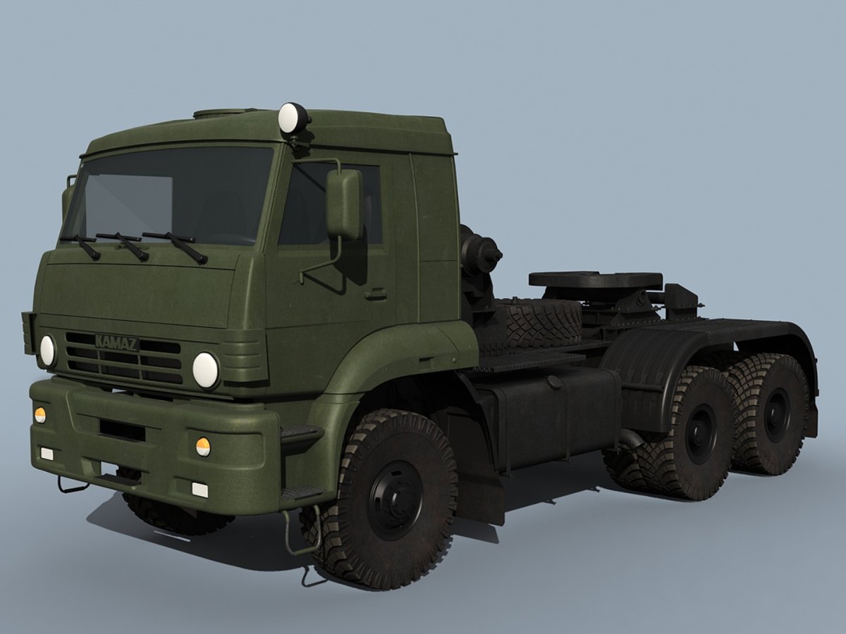 Грузовик КАМАЗ 3д модель 5410