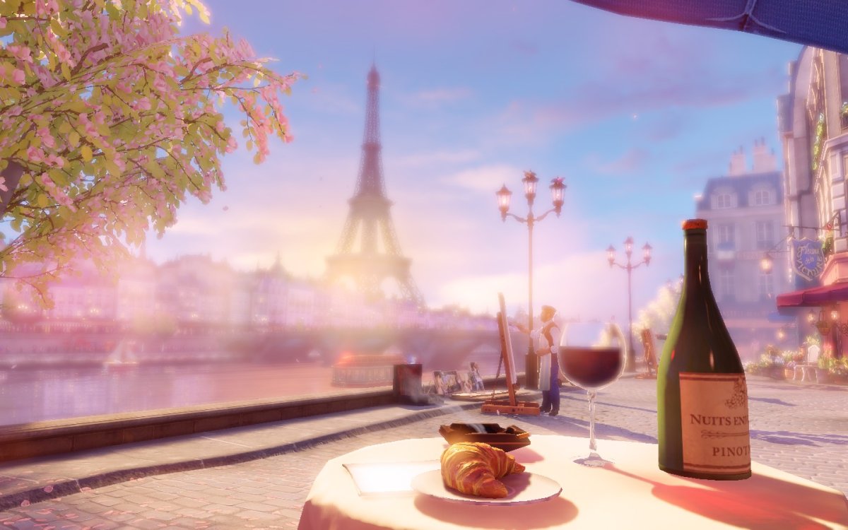 Ретро улочки Париж кафе