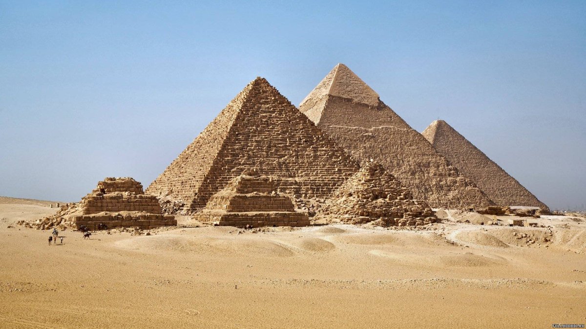 Пирамиды Египет пустыня песок