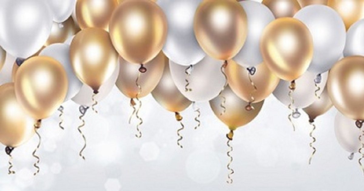 Фон праздничный с шарами