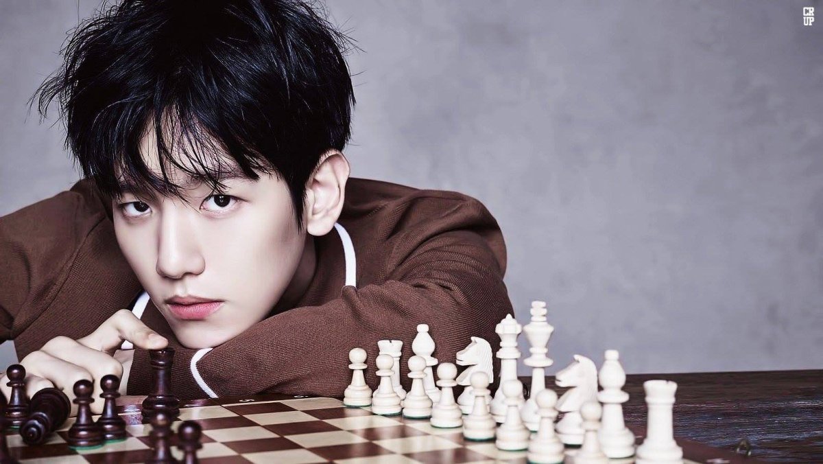 Baekhyun брюнет