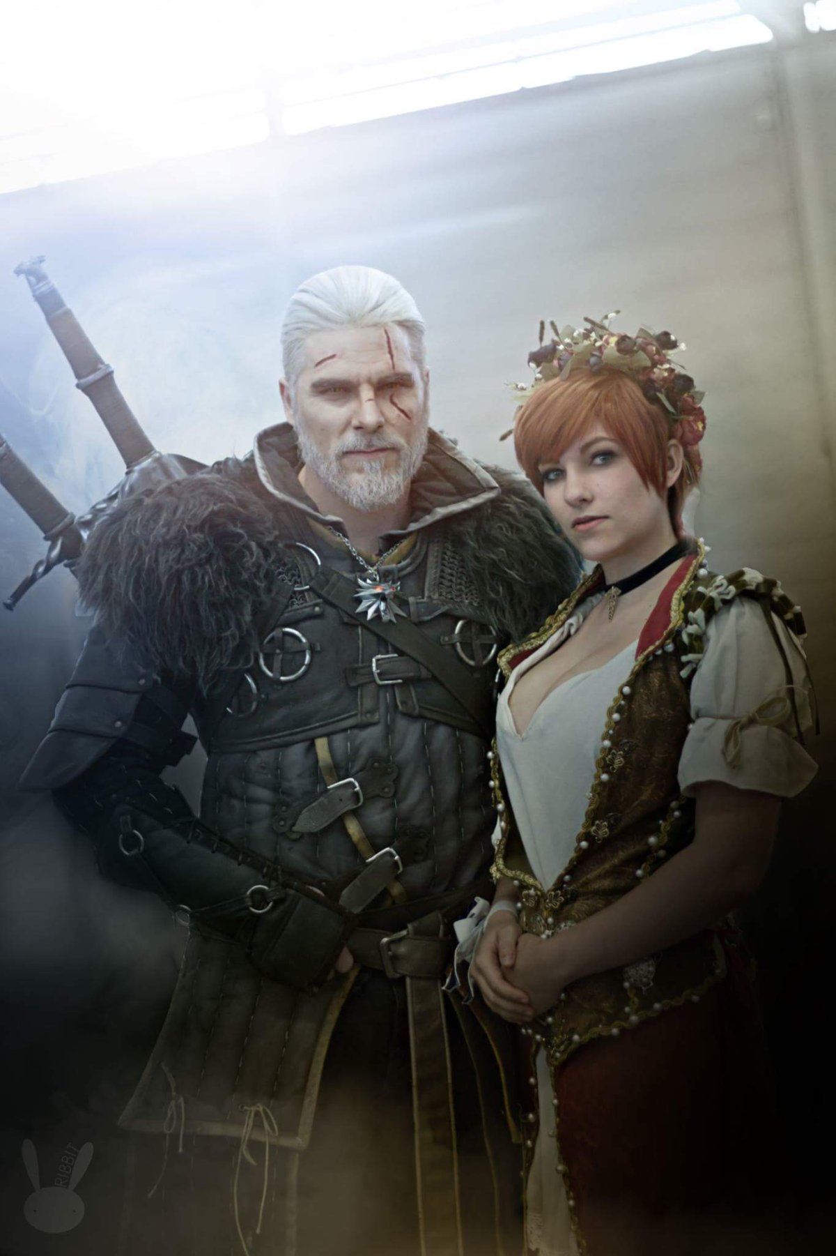 Геральт и Шани арт 1 Ведьмак