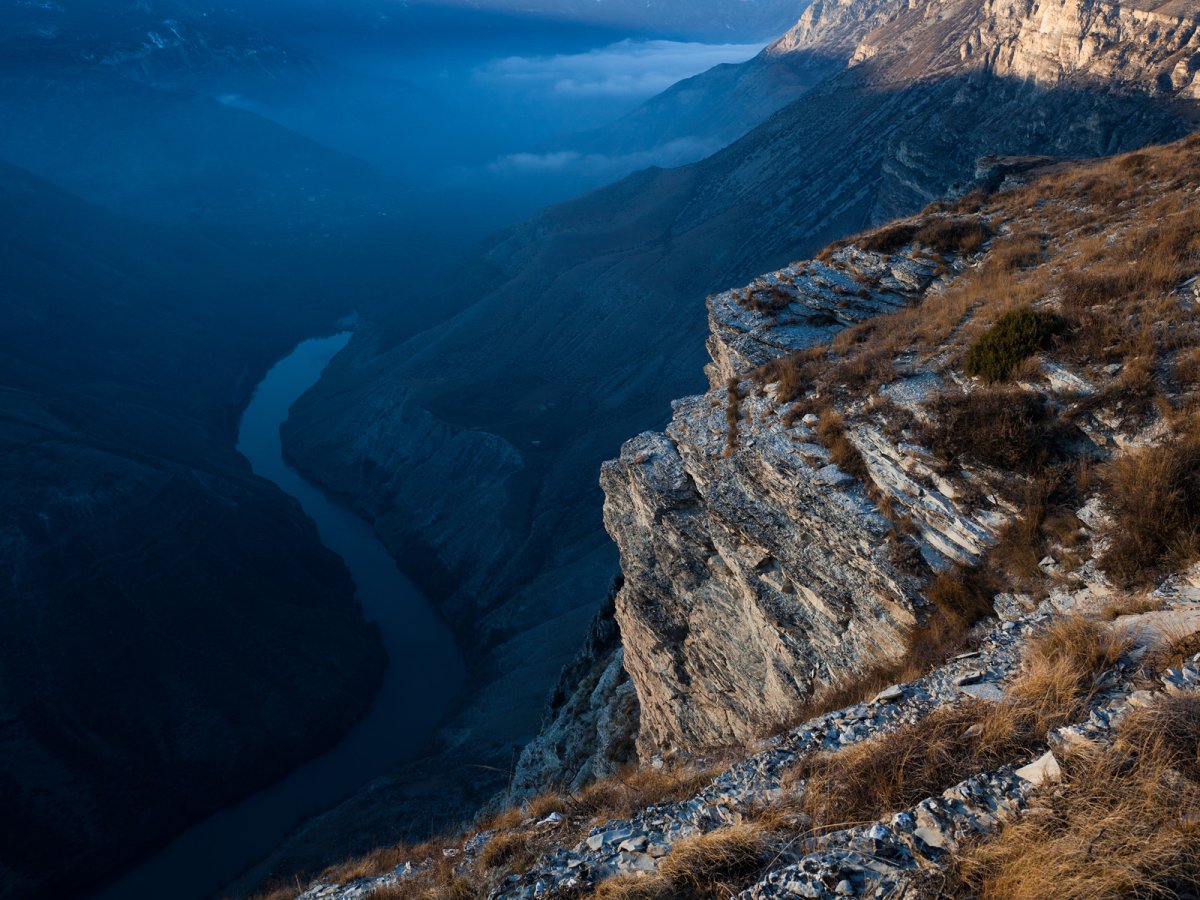 Сулакский каньон в Дагестане