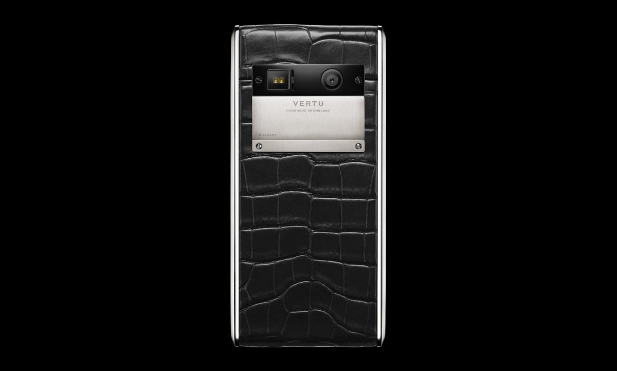 Vertu Aster Diamonds Black Alligator