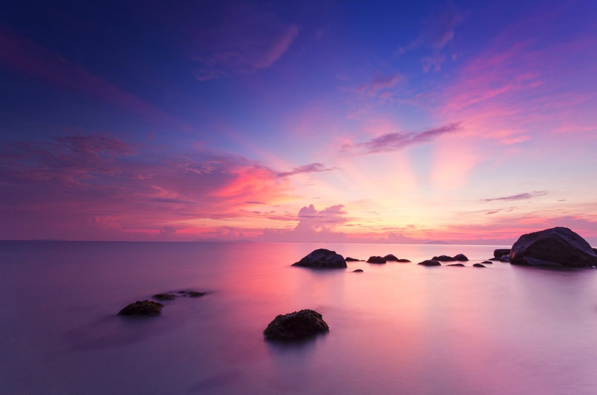 Фиолетовый закат