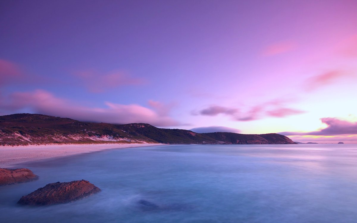 Сиреневое море