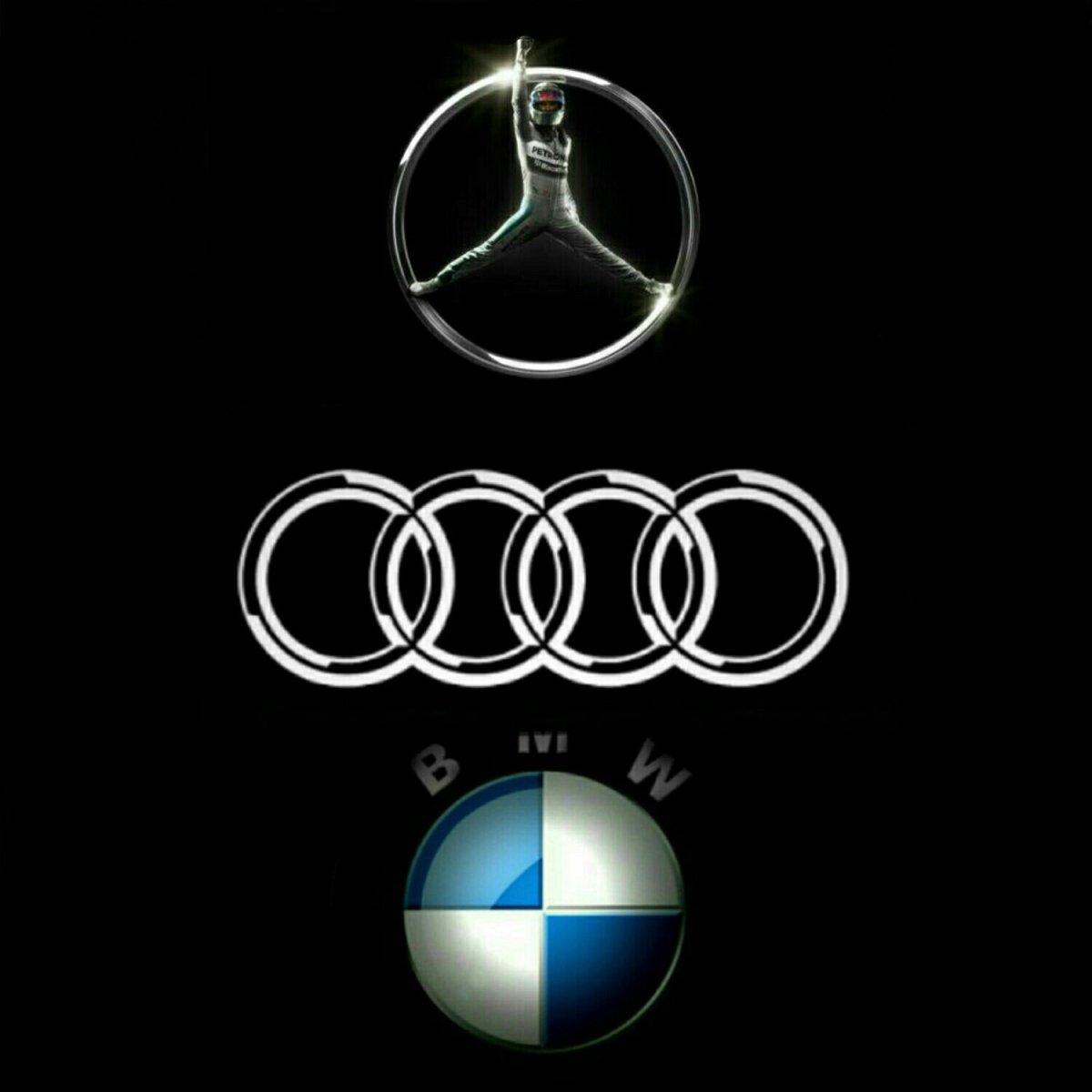 Значок BMW И Mercedes