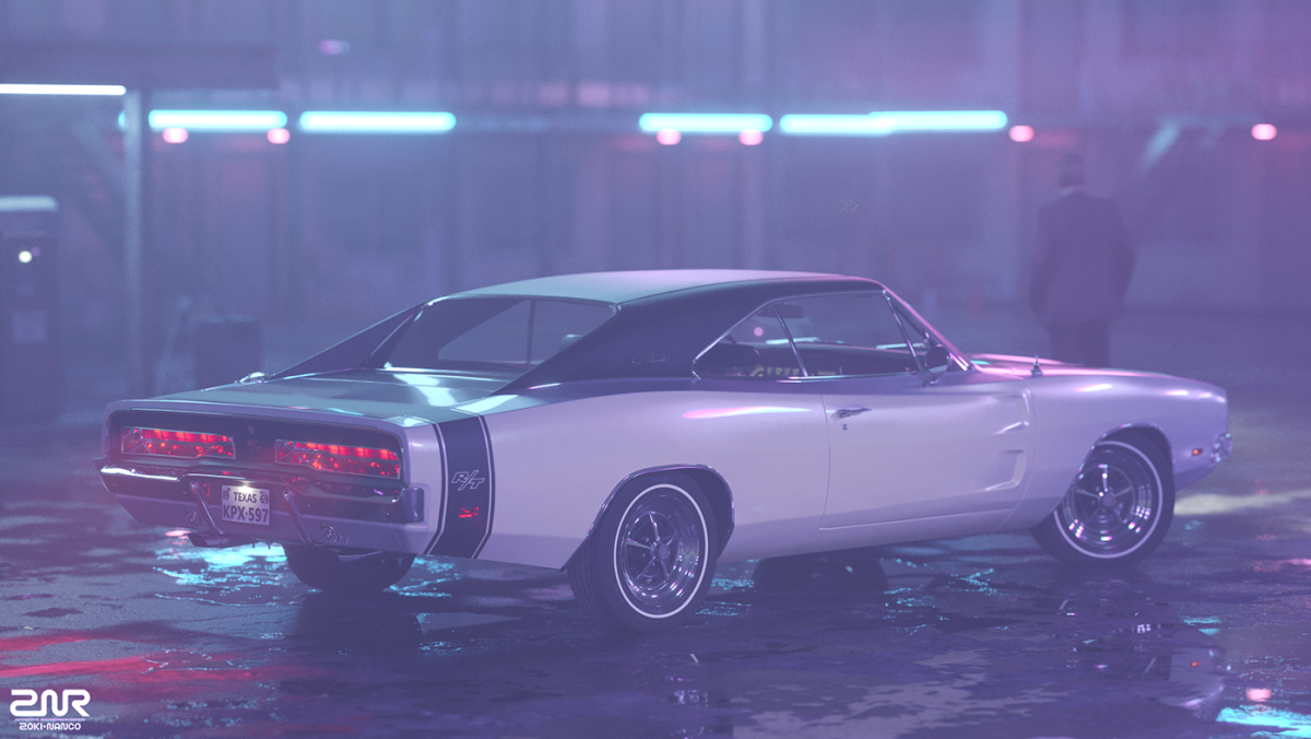 Dodge Charger 1969 Night