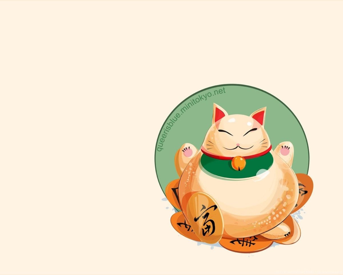 Манеки неко обои