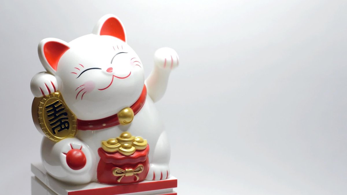 Обои с манэки нэко