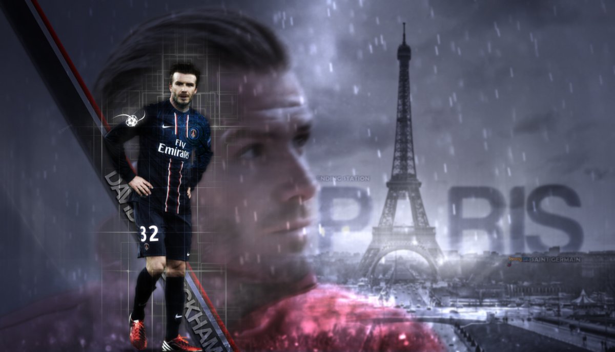 David Beckham PSG обои