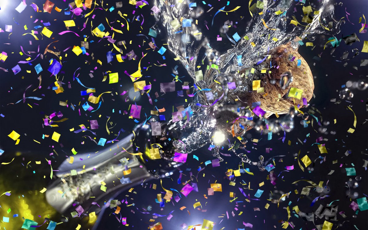 Конфетти живопись