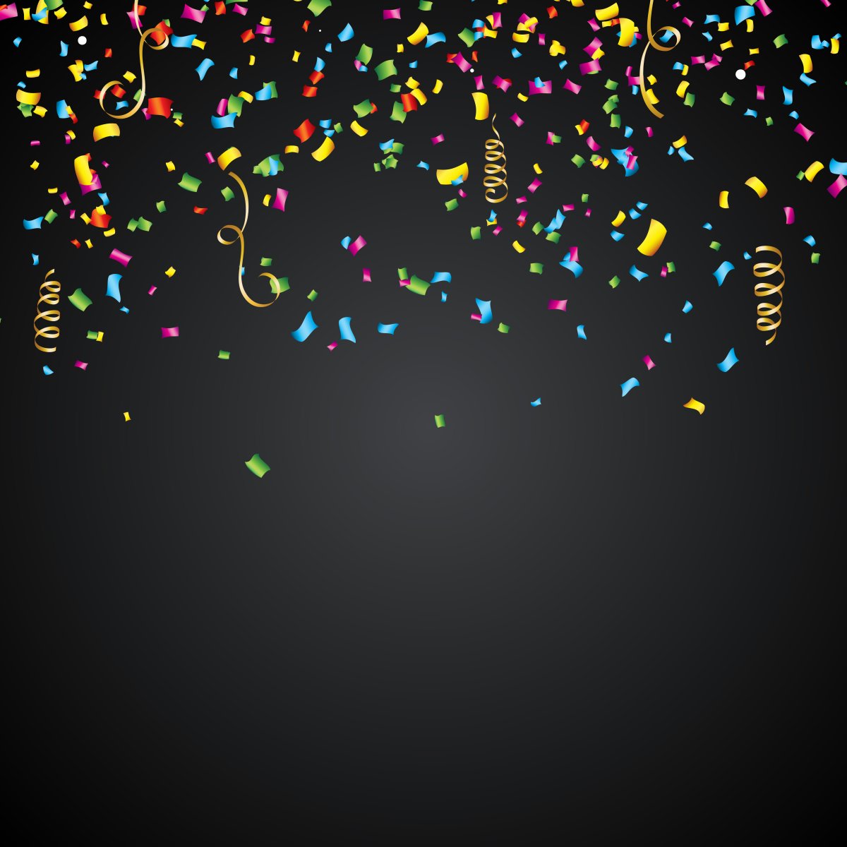 Летят конфетти и ленты