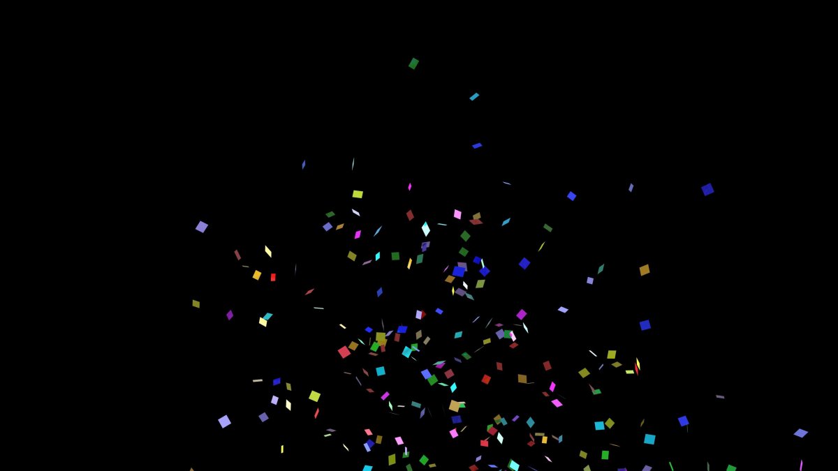 Эффект конфетти