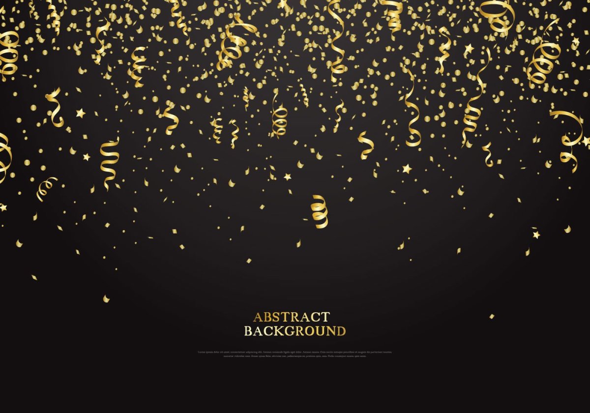 Фон день рождения конфетти