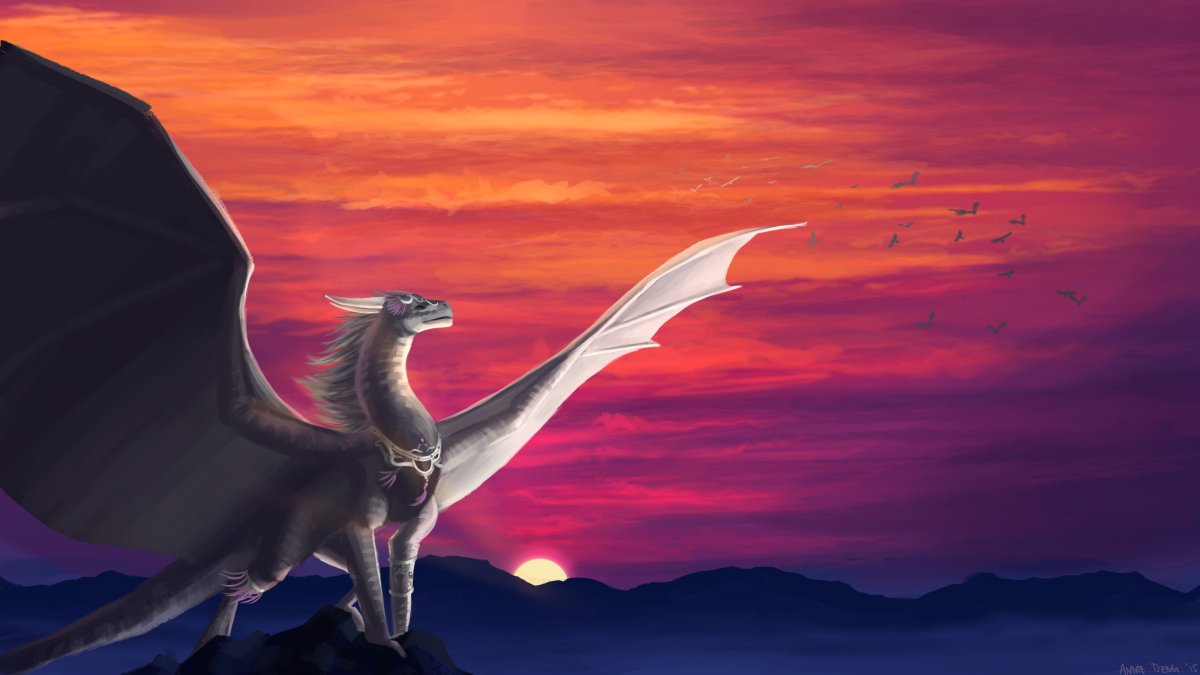 Красивый дракон