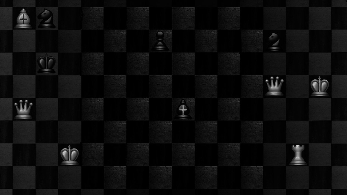 Шахматная доска черно белая