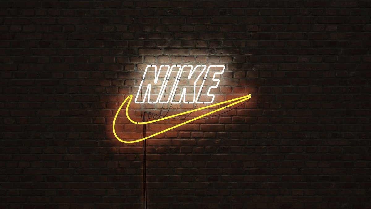 Nike logo Neon
