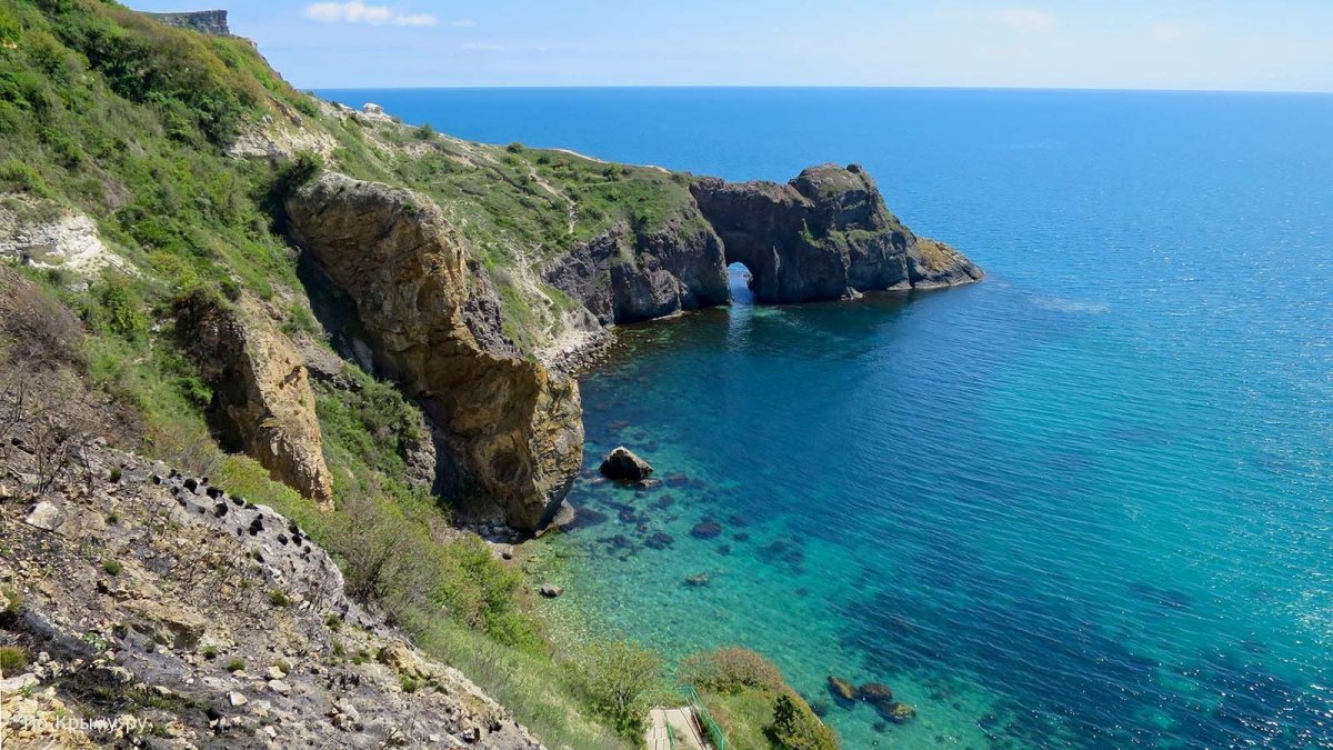 Мыс Фиолент Царский пляж