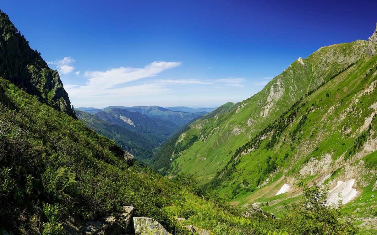 Зеленые горы Кавказа