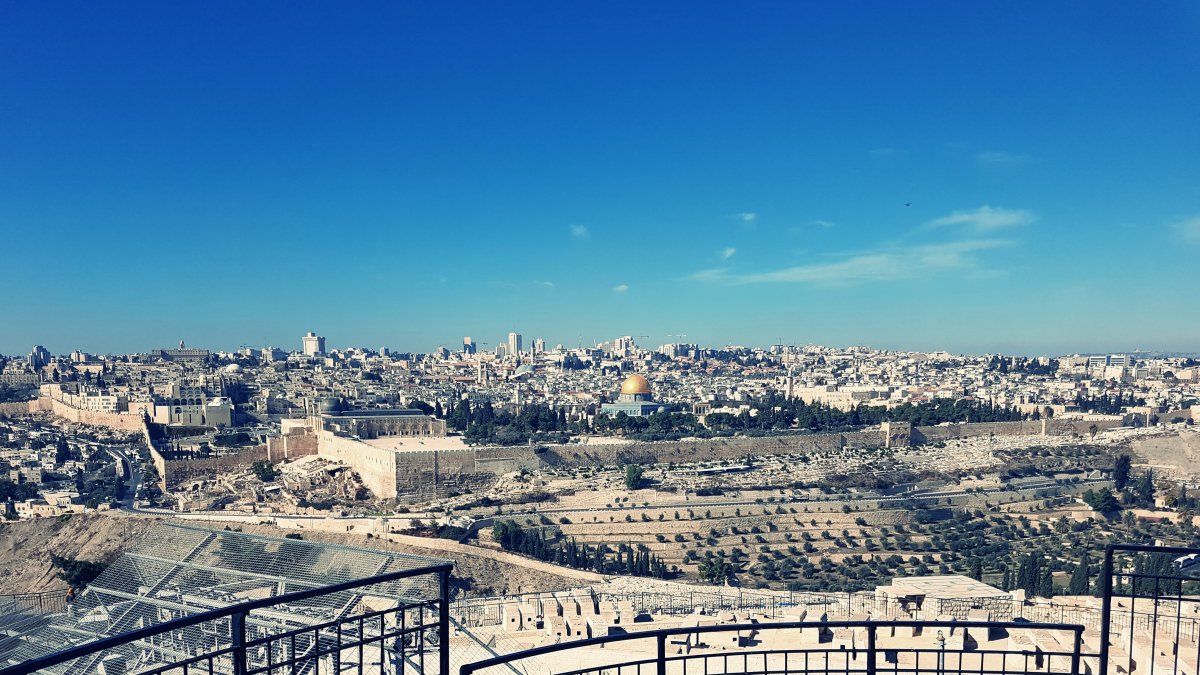 Гора Сион в Иерусалиме панорама