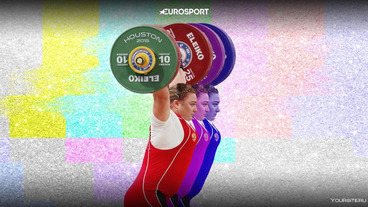 Спортивный фон тяжелая атлетика