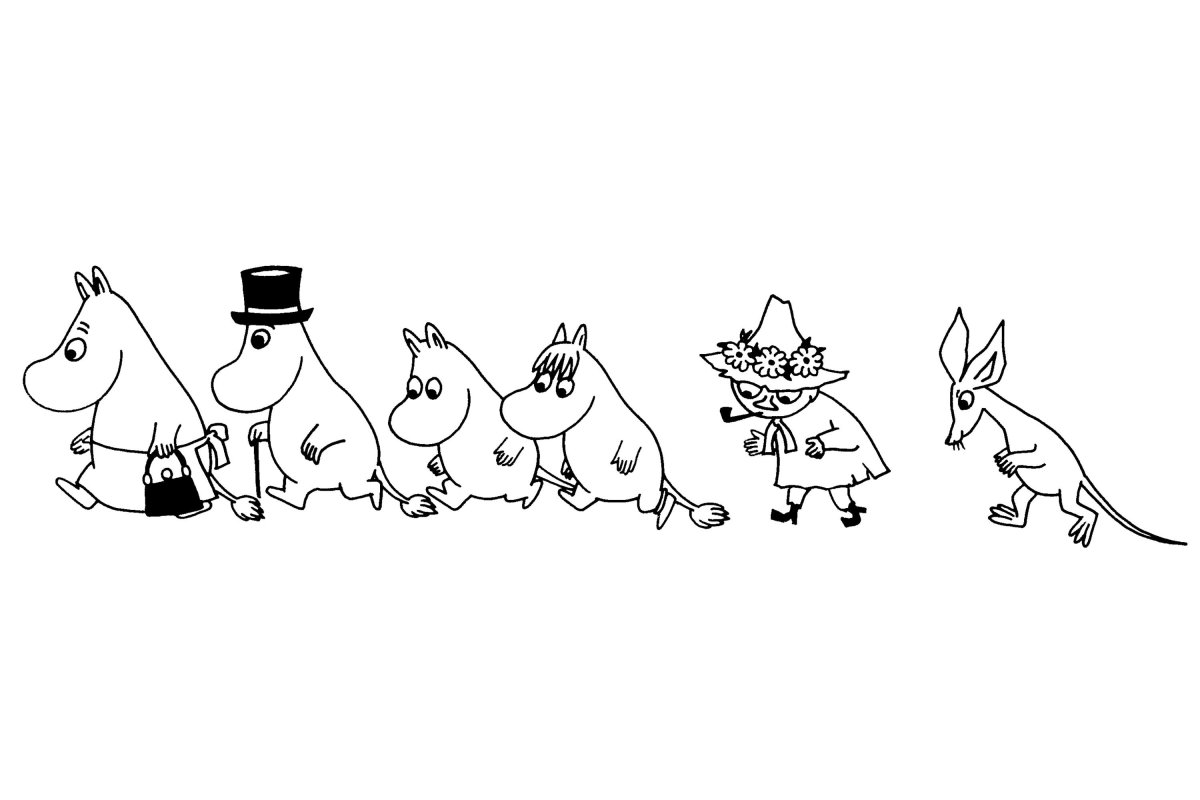 Муми Тролли зимой арт