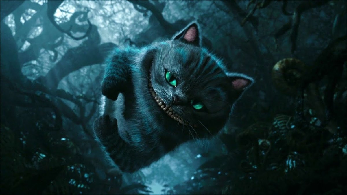 Алиса и кот Чешир в стране чудес