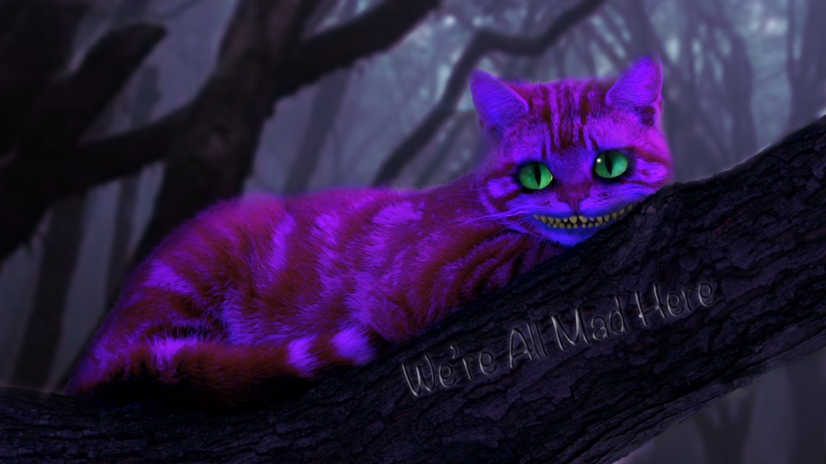 Чеширский кот Зазеркалье