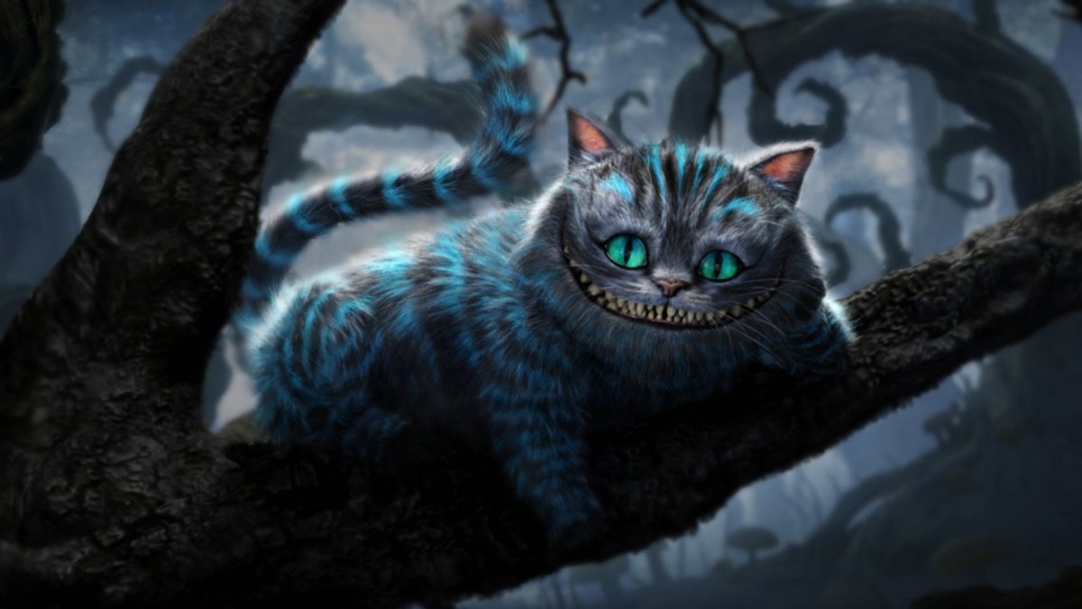 Алиса и кот Чешир в стране чудес